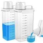 Distributeurs de lessive herm�tiques avec doseur distributeur de lessive liquide de 2300 ml distributeur ...