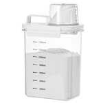 Distributeur de lessive liquide de 1800 ml distributeur gradu� et �tanche bo�te de rangement