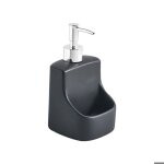 Distributeur liquide vaisselle distributeur liquide vaisselle porte �ponge noir capacit� de 380 ml 10 ...