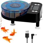 Distributeur nourriture poissons minuterie rechargeable �cran lcd design anti - humidit�