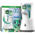 Distributeur de savon - dettol - dobrodruh - 250 ml - sans contact - recharge aloe vera