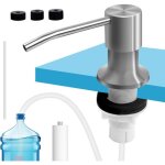 Distributeur savon encastrable vier cuisine acier inoxydable 500 ml cuisine 360 rotation distributeur ...