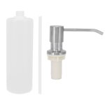 Distributeur de savon liquide en acier inoxydable pour vier de cuisine salle de bain