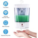 Distributeur de savon mural capteur infrarouge 700ml distributeur de gel hydroalcooliquemhzb