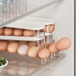 Distributeur d?ufs - xvx - double couche - automatique - gain de place - conservation fra�cheur