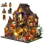 Diy book nook kitminiature en boisensemble de maison miniature book nookkit de construction pour les ...
