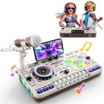 Dj mixer controller table de mixage dj pour enfants de 3 - 10 ans avec micro 100 + effets sonores jouet ...