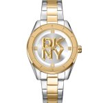 Dkny dk1l016m0085 montre femme chambers midi two tone 34mm 5atm