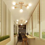 Dlglolin 2x plafonnier industriel lustre 5 - lumi�res e27 lampe de plafond en m�tal dor� suspension luminaire ...