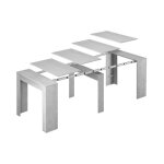 Dmora - table console à rallonge mornese table avec rallonges polyvalentes extensible jusquà 10 places ... Dmora - table console à rallonge mornese table avec rallonges polyvalentes extensible jusquà 10 places ...