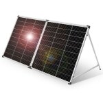 Dokio panneau solaire portable 200w monocristallin avec 20a r�gulateur recharge des batteries 12v et ...