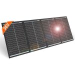 Dokio panneau solaire portable pliable 200w 36v monocristallin avec r�gulateur de charge pour batterie ...