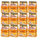 Domino caramel 12x18 dosettes de caf aromatis au caramel compatibles senseo