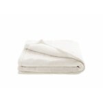 Domiva couverture microdoux - microfibre 100% polyester - blanc - 75 x 100 cm Domiva couverture microdoux - microfibre 100% polyester - blanc - 75 x 100 cm