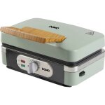 Domo do9276c ? gril 3 - en - 1 (sandwich gaufre grill) vert cendr�