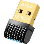 Dongle bluetooth 6. 0 adaptateur cle bluetooth carte cl� blue - tooth usb pour pc casque souris manette ...