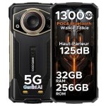 Doogee fire 7 ultra telephone portable incassable 5g smartphone interphone bluetooth sos / nfc 6. 72 ...