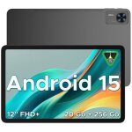 Doogee t36 tablette tactile avc carte sim android 15 12 fhd + 20 + 256gb 8800mah batterie 13mp du dverrouilla ...