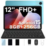 Doogee t36 tablette tactile avec clavier et stylet wifi dual 4g android 15 12 fhd + 20 + 256gb 8800mah ...