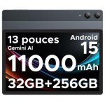 Tablette tactile 13 pouces 2k fhd + doogee tab e3 pro android 16 helio g100 octa core 11000mah 32go + ...