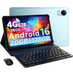 Doogee tab g5 tablette tactile android 16 tablette avec clavier101 ips 120hz - 20go + 128go4g carte sim ...