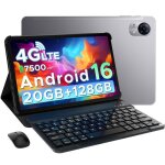 Doogee tab g5 tablette tactile android 16 tablette avec clavier101 ips 120hz - 20go + 128go4g carte sim ...