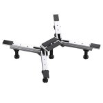 Doporro support pour receveur de douche pied de bac de douche chrom� hauteur r�glable de 10 - 14 cm chrom� ...