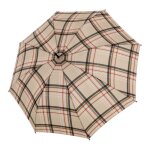 Doppler parapluie canne beige pour femme et homme - stockholm long ac karo 282277