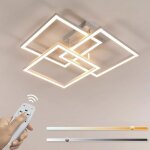 Dorlink plafonnier led 40w ? 3000k - 6500k avec t�l�commande ? luminaire de plafond �clairage salon chambre ...