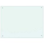 R�duction - dosseret de cuisine - cr�dence de cuisine / fond de hotte blanc 80x60 cm verre tremp� @fr586155 ...