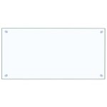 R�duction - dosseret de cuisine - cr�dence de cuisine / fond de hotte transparent 80x40 cm verre tremp� ...