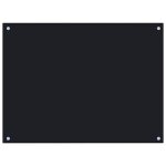 Dosseret de cuisine - crdence de cuisine - noir 80x60 cm verre tremp zlh?228793219