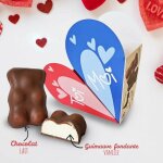 Double coeur maxi oursons guimauve - saint - valentin