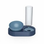 Double eau et gamelle pour chien et chat - distributeur automatique deau avec �cuelle de nourriture - ...