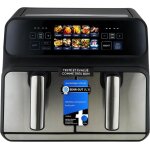Friteuse à air chaud - proficook - double 8l - 2200w - 7 programmes - acier inoxydable Friteuse à air chaud - proficook - double 8l - 2200w - 7 programmes - acier inoxydable