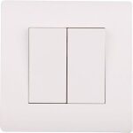 Double interrupteur va - et - vient complet basic - marque - modle - a encastrer - va et vient - plastique ...