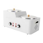 Double pole - rglage intelligent de la temprature - chauffe pole  cire - avec couvercle - pour lpilation ...