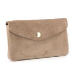 Double tree - grand portefeuille femme compatible passeport - cuir su�d� v�ritable - compact styl� polyvalent ...