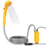Douche de camping portable 12v avec pompe immerge