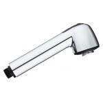 Douchette pour mitigeur d�vier de cuisine - chrom� - 2 jets - picots anti - calcaire - rousseau