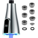 Douchette robinet cuisine led douchette cuisine avec led 3 couleurs qui changent avec la temp�rature ...