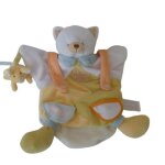 Doudou chat mario avec souris marionnette 26 cm doudou et compagnie dc1625