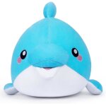 Doudou dauphin 25 cm - peluche douce et confortable amie de c�lins pour enfants