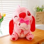 Doudou jouets en peluche rose stitch ornements doreiller anniversaire cadeau de nol de la saint - valentin ...