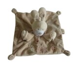Doudou lapin plat comme neuf nicotoy