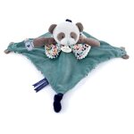 Doudou avec marionnette � doigt - panda