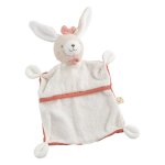 Doudou mouchoir en coton bio - petit coeur