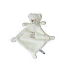Doudou ours plat nicotoy simba toys 33 cm blanc
