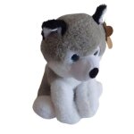 Doudou peluche chien husky bozami sandy
