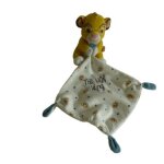 Doudou peluche mouchoir le roi lion disney